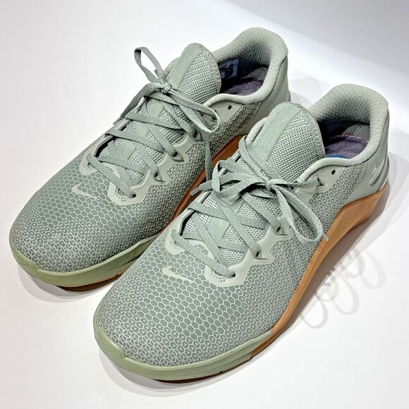 Nike Metcon 5 Light Green Training Shoes Sneakers Men’s Size 11.5 Minimal Wear - Picture 11 of 14